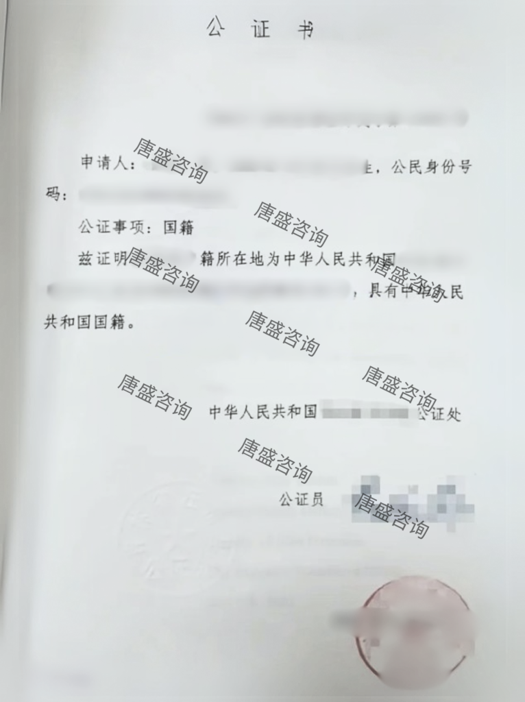 国籍公证全流程详解 - 唐盛商务