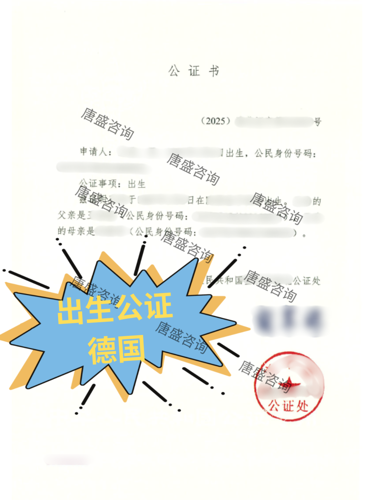 出生公证 德国