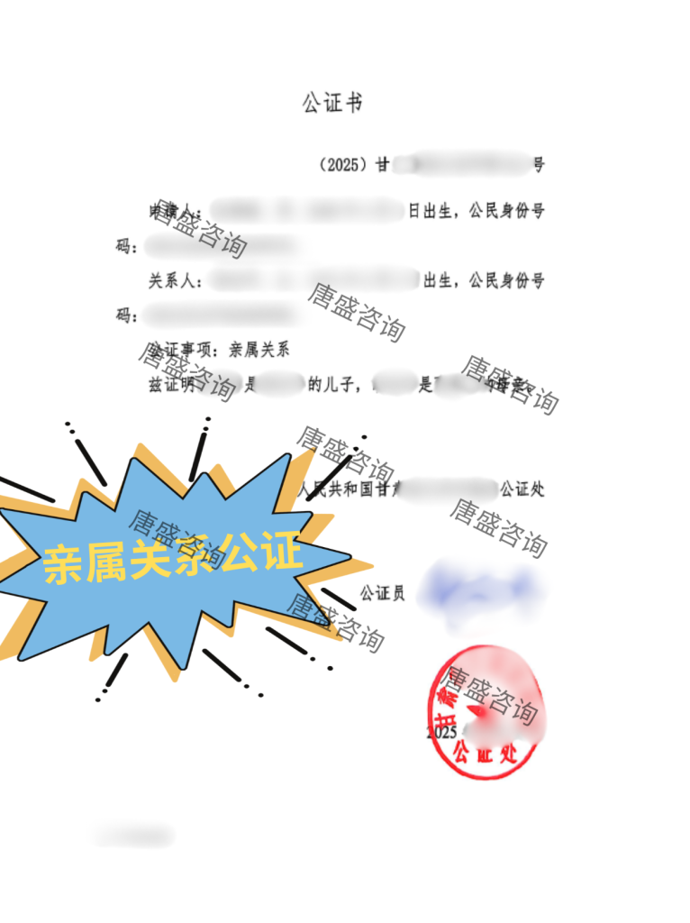 亲属关系公证 捷克留学