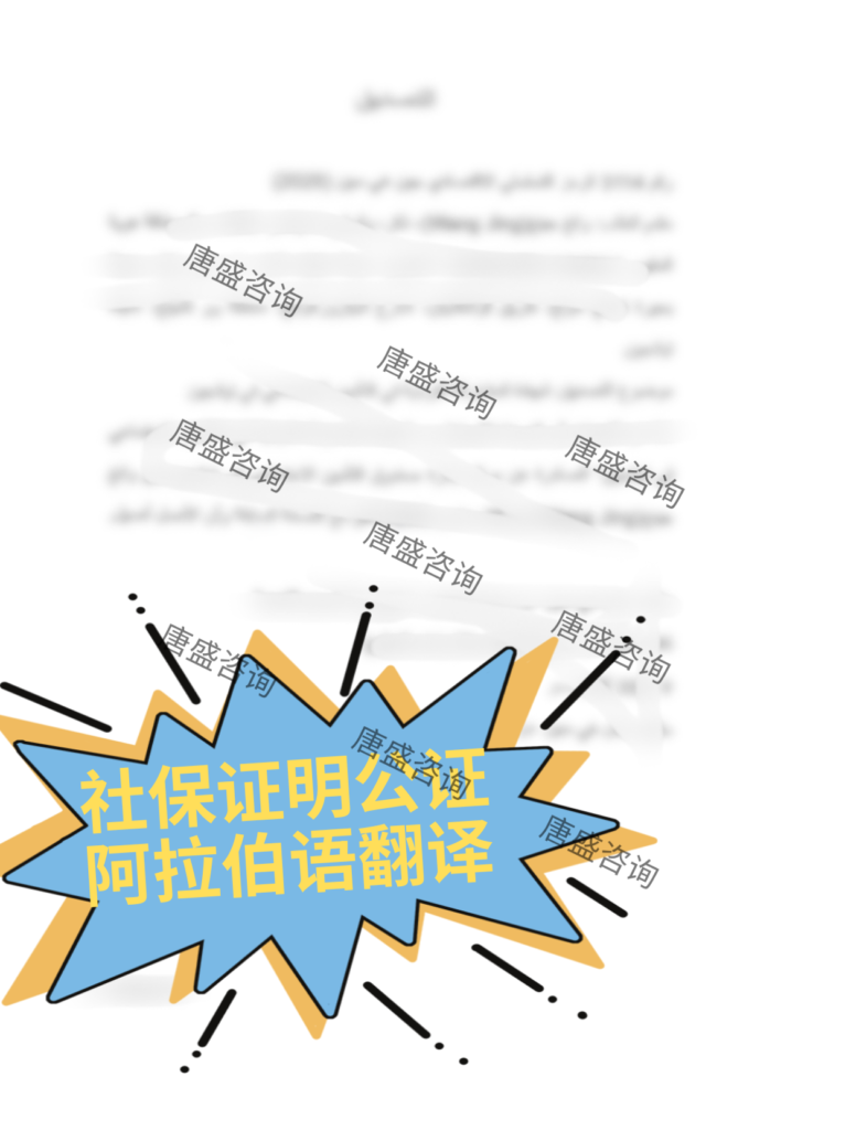 社保证明公证伊拉克双认证
