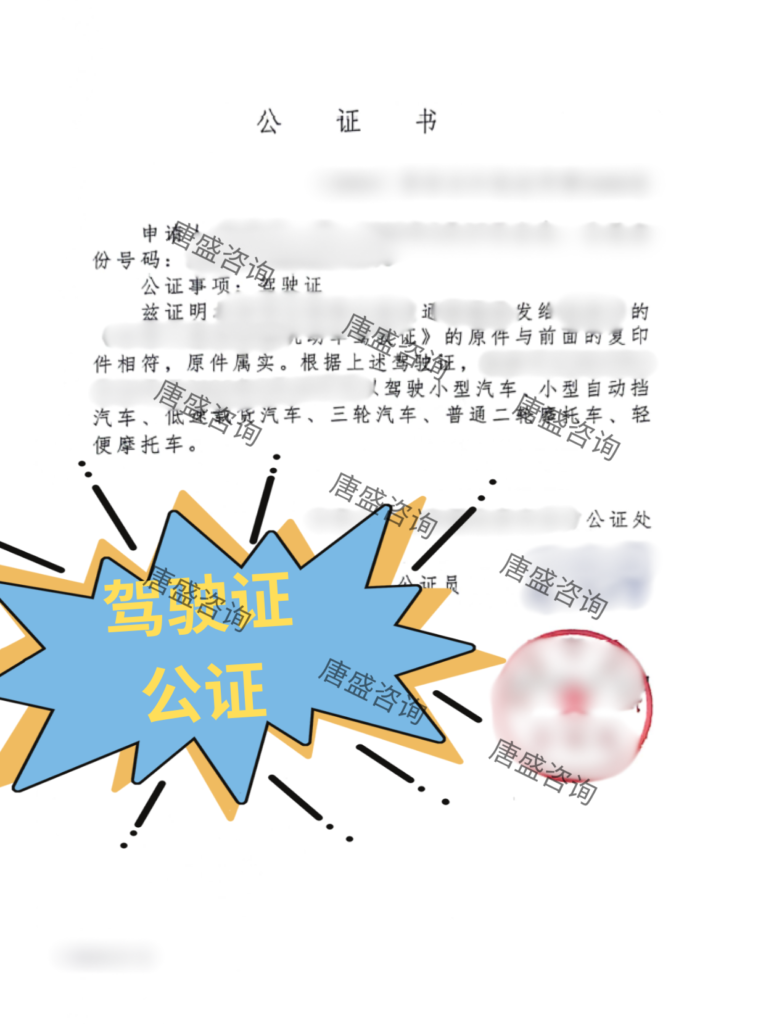 驾照公证 德国自驾