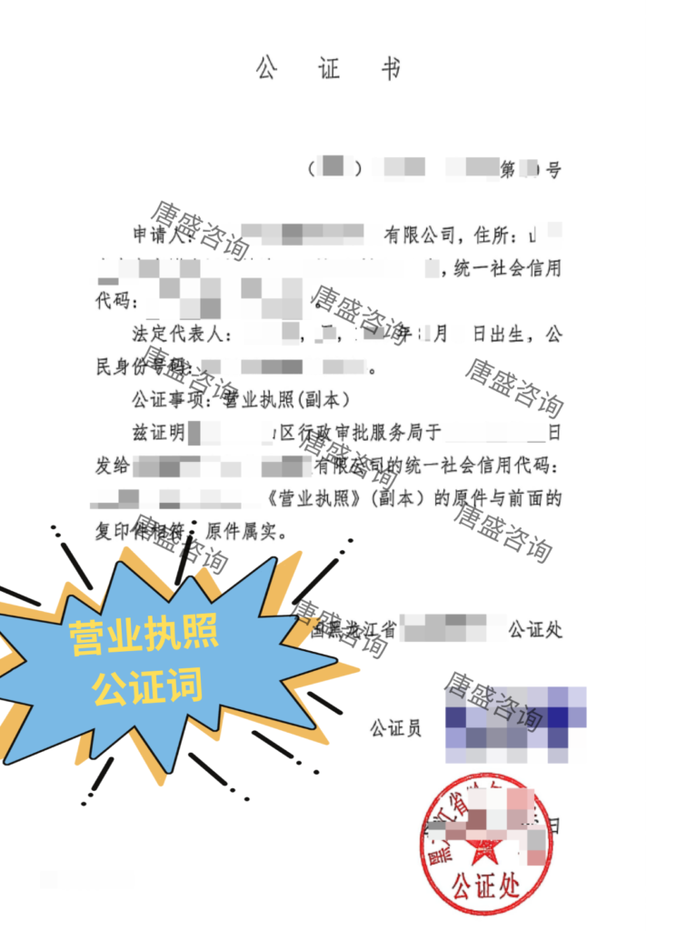 营业执照公证 哥伦比亚