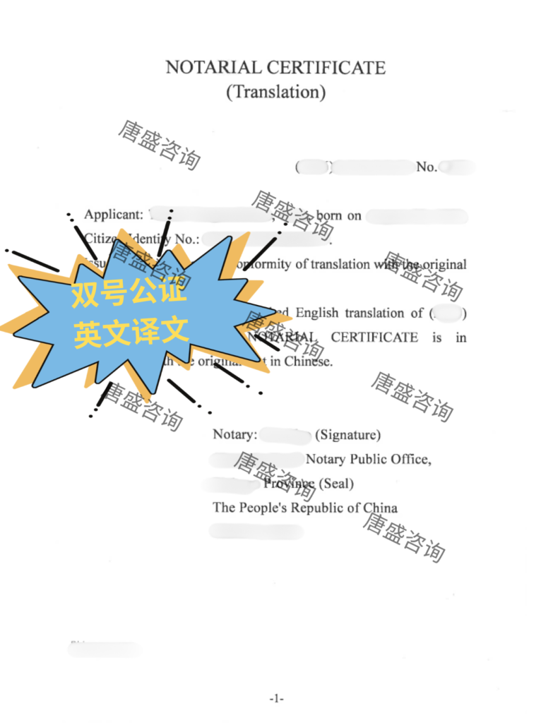 国籍公证4-双号公证译文