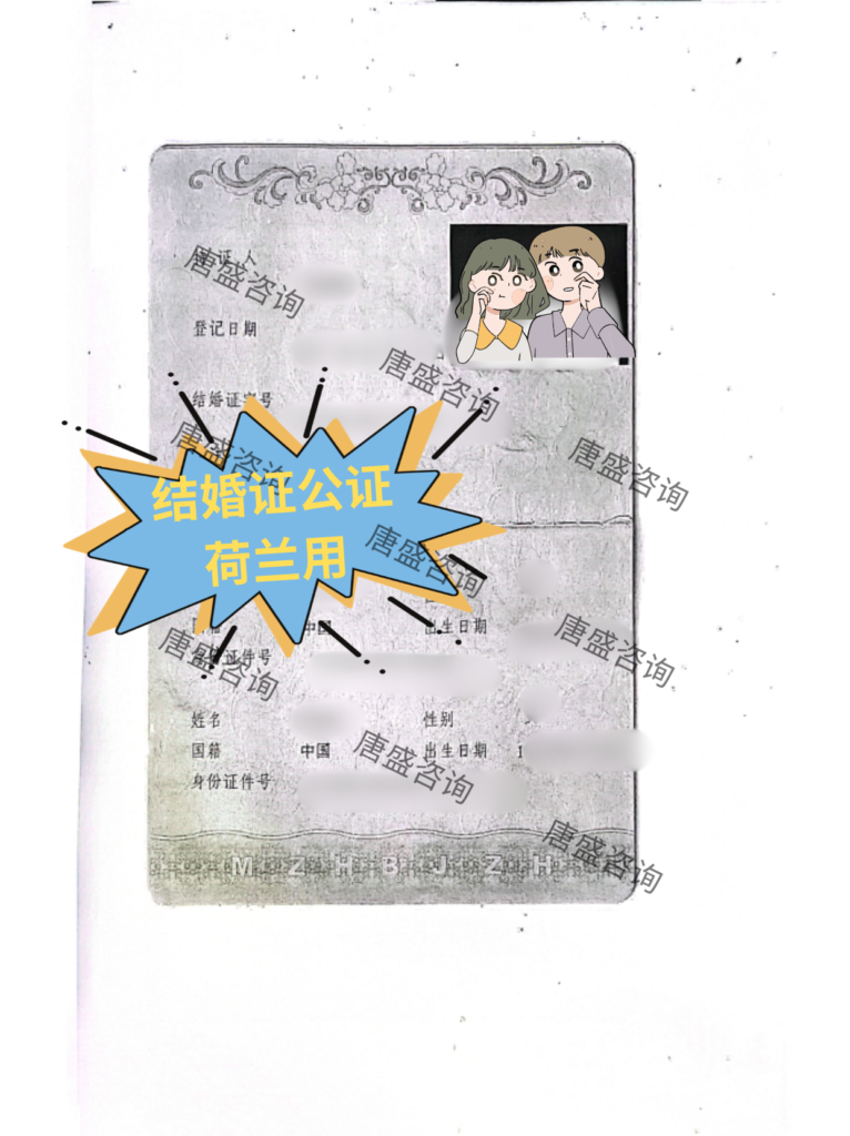 结婚证公证 荷兰