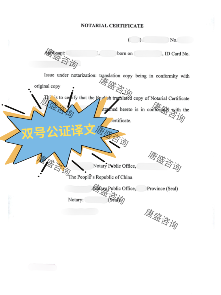 出生公证4-双号公证译文