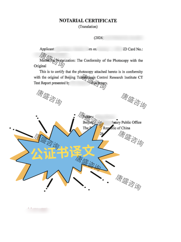 新加坡PR检查报告公证
