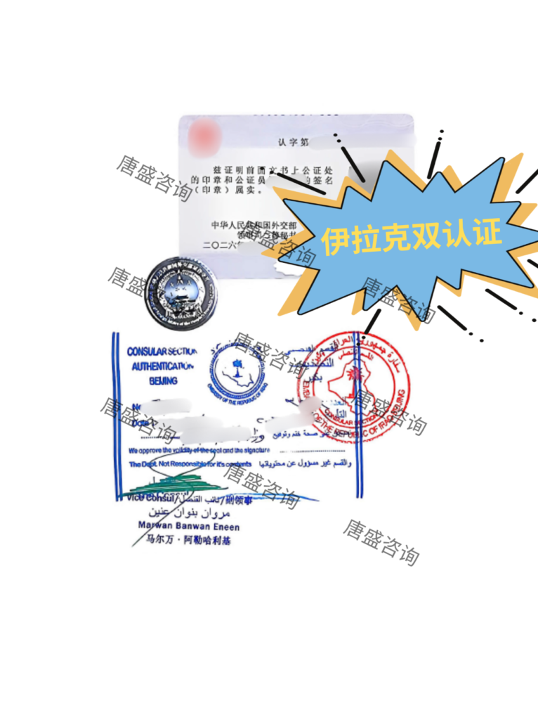 企业参保证明伊拉克双认证